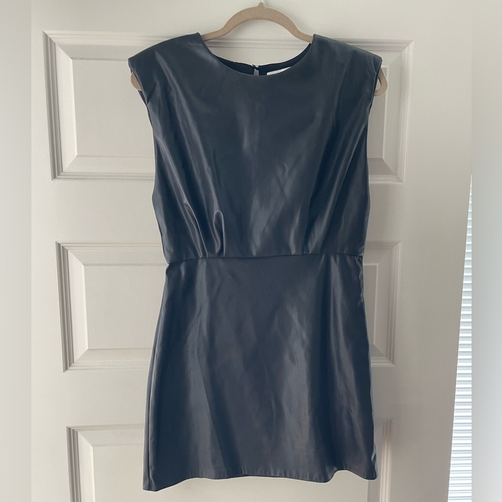DO+BE Faux Leather mini dress